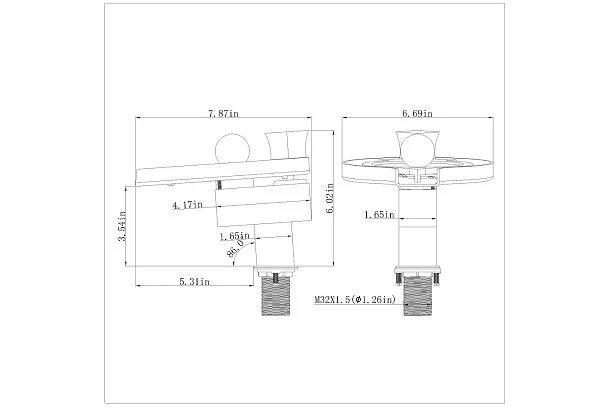Cascada Eclipse LED Waterfall Sink Faucet - Image 8