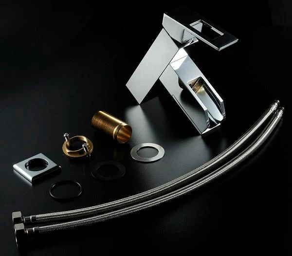 Cascada Fiorentina Illuminare Chrome LED Waterfall Bathroom Faucet - Italian Design - Image 5