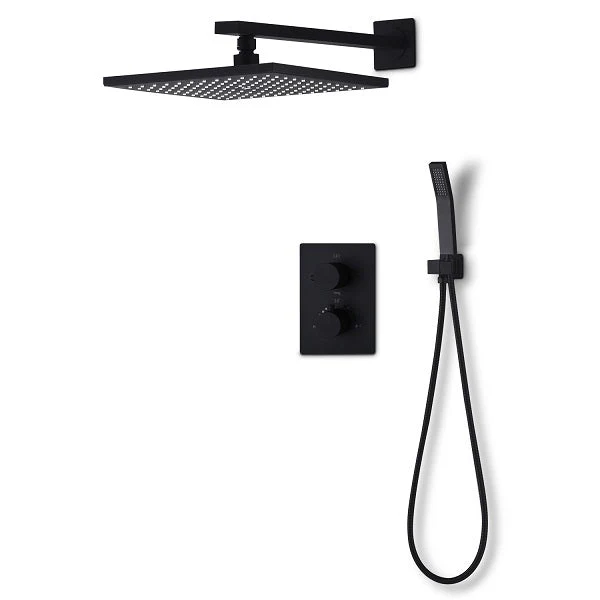 Cascada Firenze 10 Inch Dual Handle Shower System with 2-Function Spray (Rainfall & Handheld)
