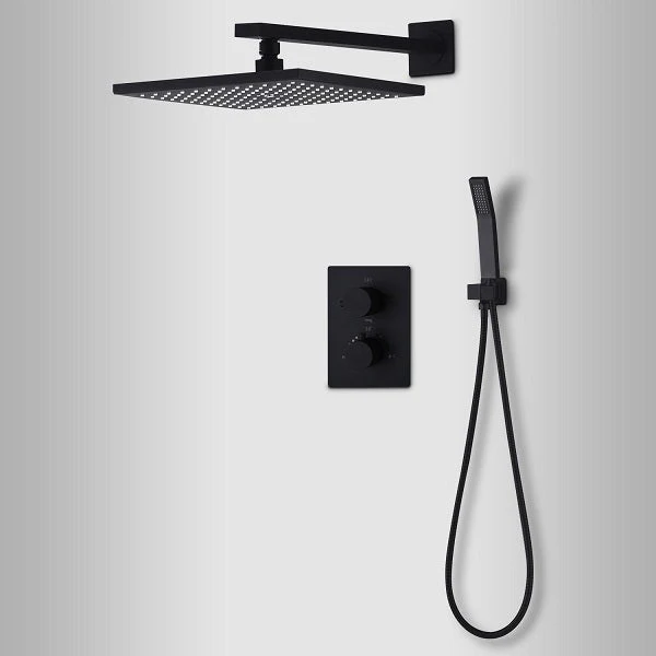 Cascada Firenze 10 Inch Dual Handle Shower System with 2-Function Spray (Rainfall & Handheld) - Image 3