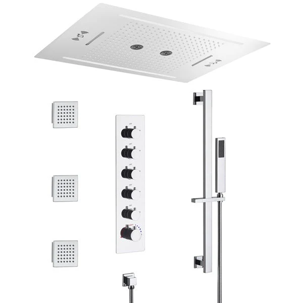 Cascada Florence 23"x31" Music LED Shower System - Image 11