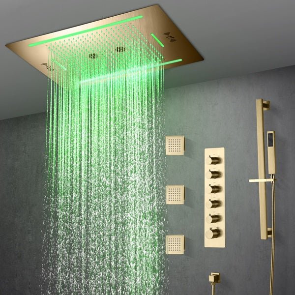 Cascada Florence 23"x31" Music LED Shower System - Image 17