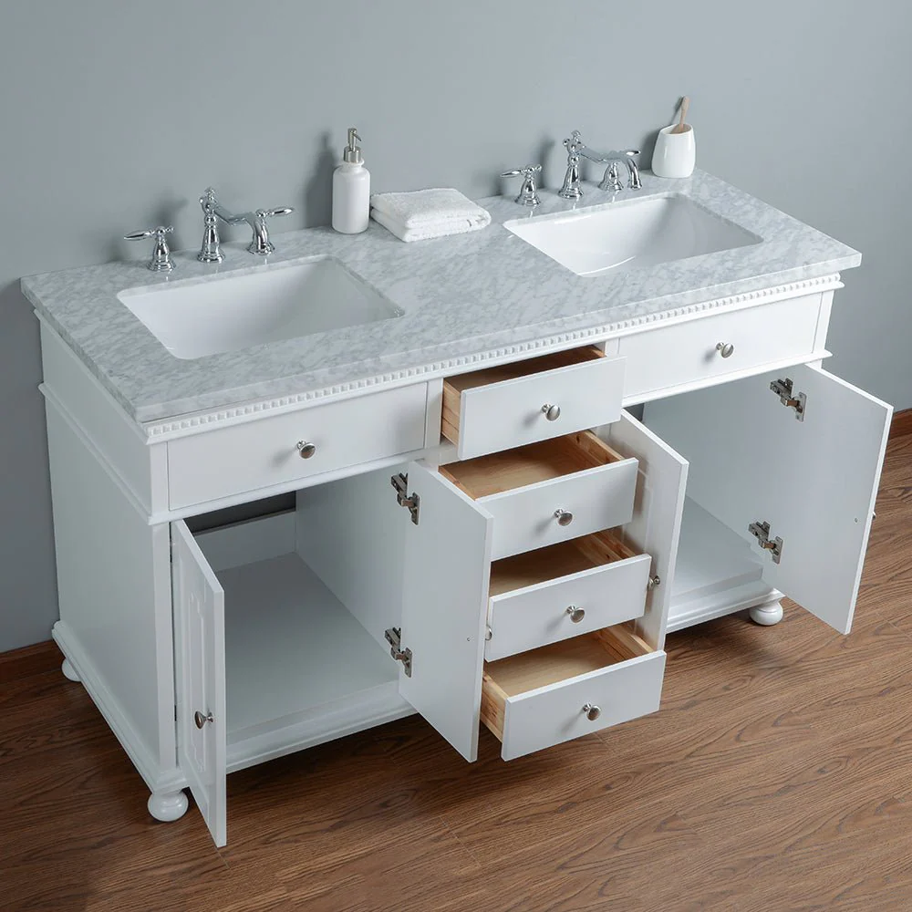 Cascada Florida 72" Luxury Double Sink Vanity – Modern Freestanding Bathroom Vanity with Storage - Image 3