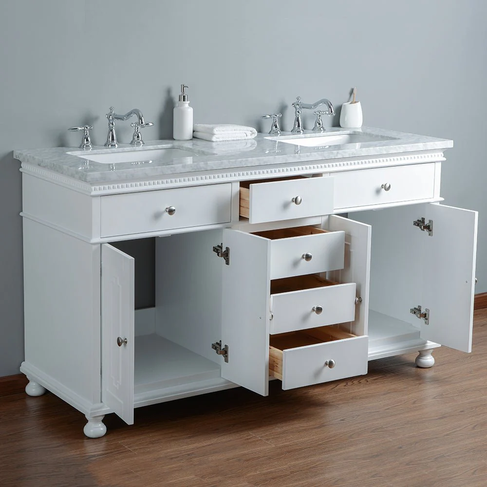 Cascada Florida 72" Luxury Double Sink Vanity – Modern Freestanding Bathroom Vanity with Storage - Image 4