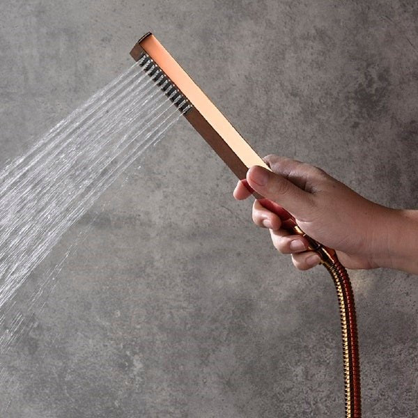 Cascada Geneva 12” Rainfall Showerhead and Handheld Shower Set with Shower Arm and Extension - Image 6