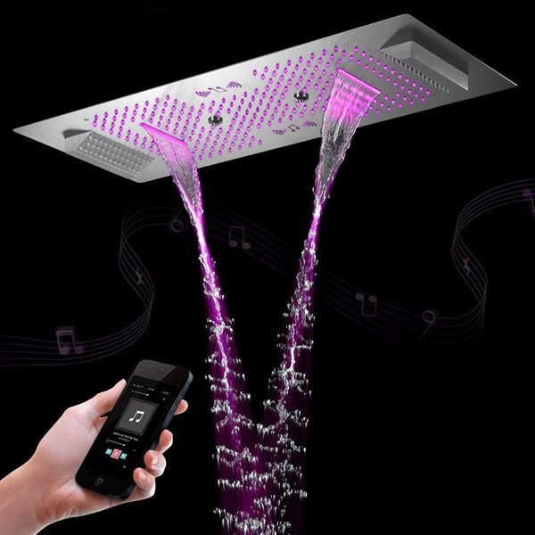 Cascada Genoa 16"x36" Music LED Digital Shower System - Image 10