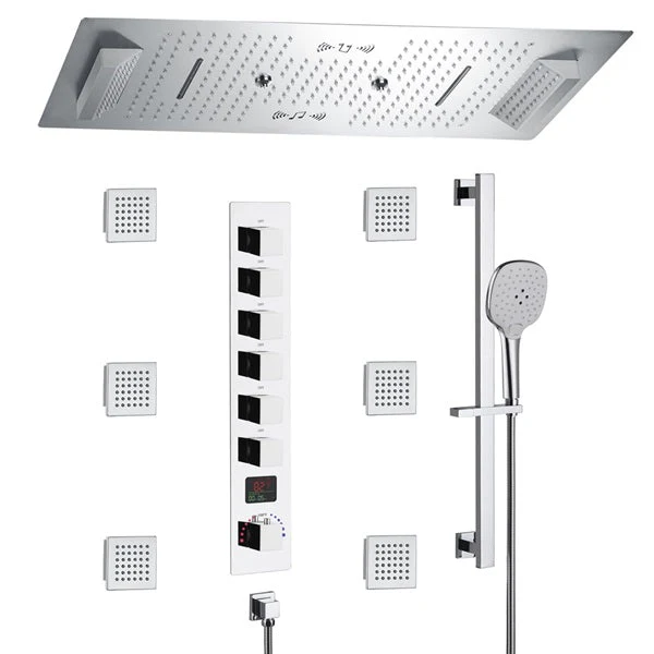 Cascada Genoa 16"x36" Music LED Digital Shower System - Image 12