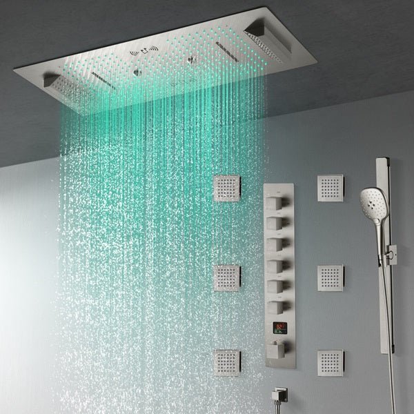 Cascada Genoa 16"x36" Music LED Digital Shower System - Image 17