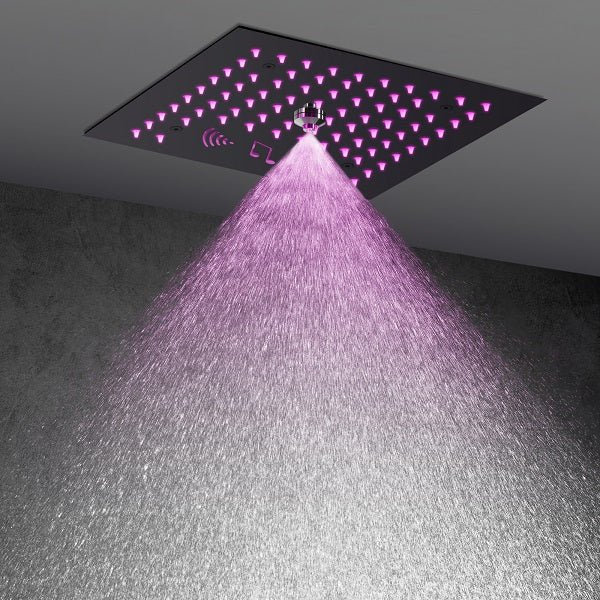 Cascada Royale 12" LED Bluetooth Shower System with Thermostatic Valve & 4 Spray Modes - Image 11