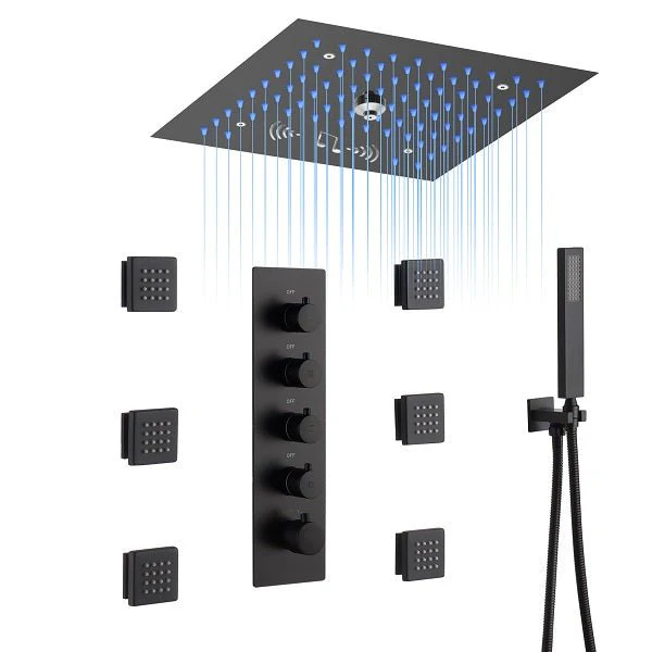 12" Music LED shower system with built-in Bluetooth Speaker - Image 11