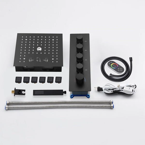 12" Music LED shower system with built-in Bluetooth Speaker - Image 4