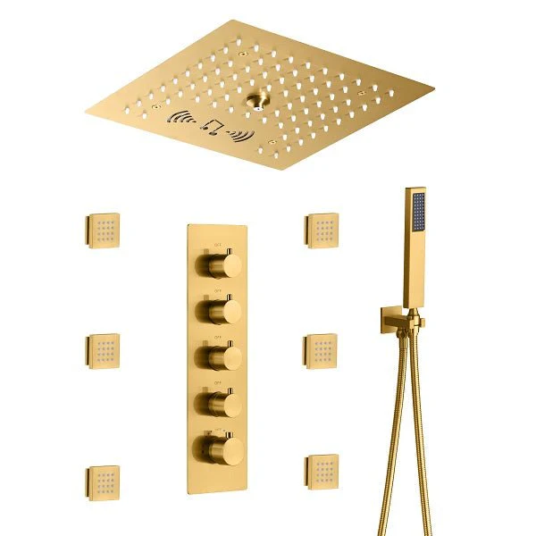 12” Music LED shower system with built-in Bluetooth Speaker - Image 6