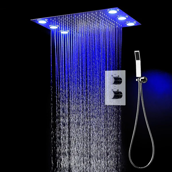 Cascada Luxury 14”x20” LED Shower Set - Image 11