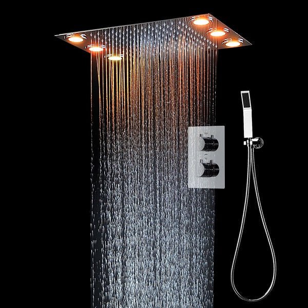 Cascada Luxury 14”x20” LED Shower Set - Image 12