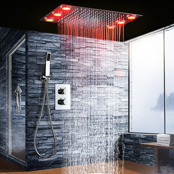 Cascada Luxury 14”x20” LED Shower Set - Image 13