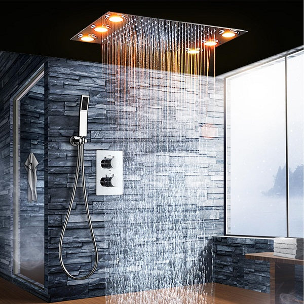 Cascada Luxury 14”x20” LED Shower Set - Image 2