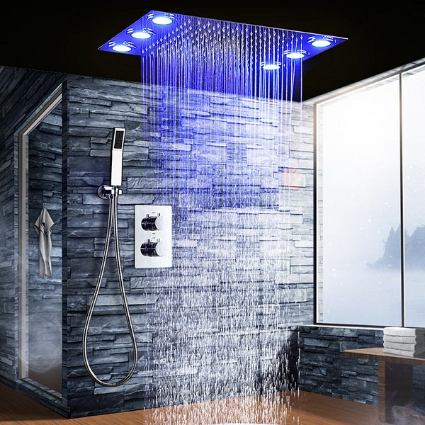 Cascada Luxury 14”x20” LED Shower Set - Image 3