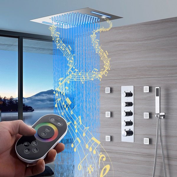 15"x23” Cascada Serenity Luxury Music Shower System - Image 2