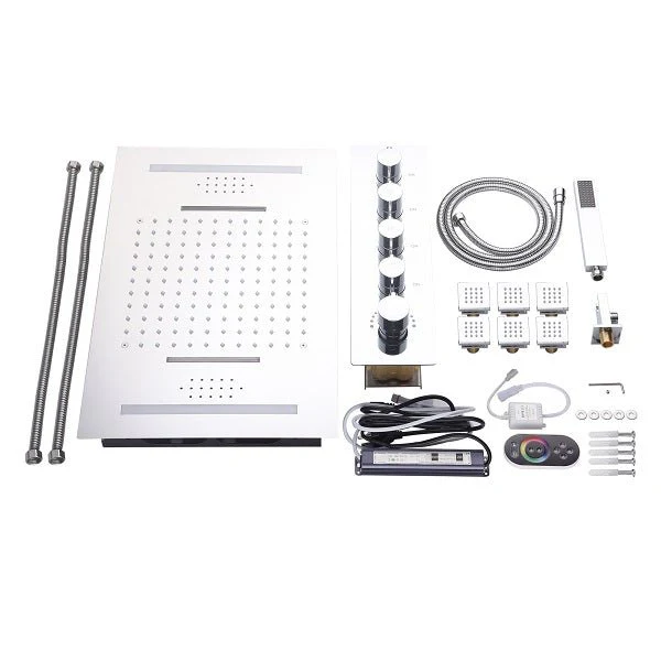 15"x23” Cascada Serenity Luxury Music Shower System - Image 4