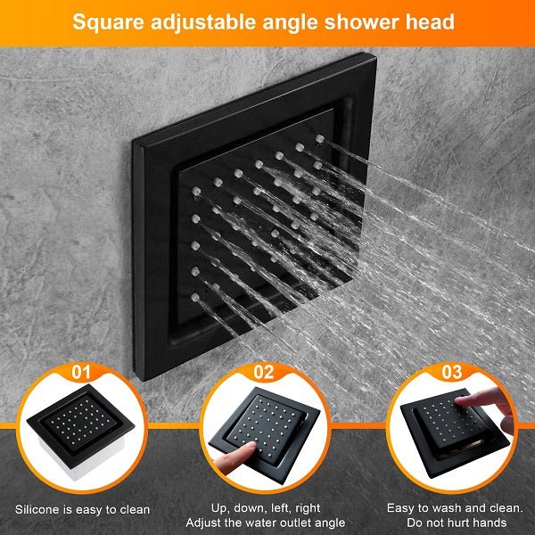 Cascada Cortona Luxury 15"x23" Bluetooth Shower Speaker System with LED Music Shower - Image 7