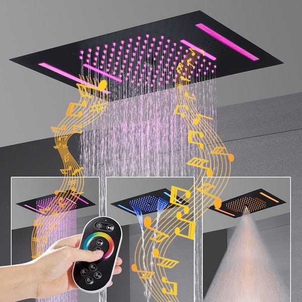 15”x23” Music LED shower system with built-in Bluetooth Speaker - Image 2
