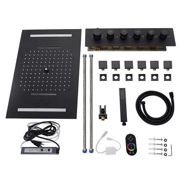 15”x23” Music LED shower system with built-in Bluetooth Speaker - Image 6
