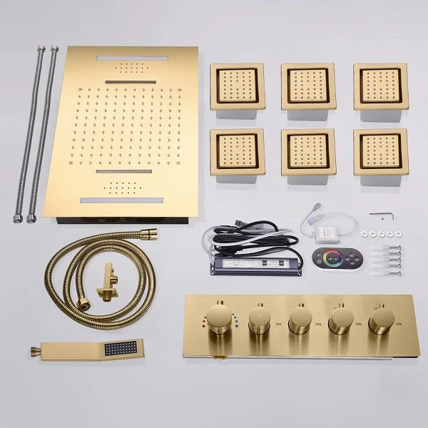 15”x23” Cortona Music LED shower system with built-in Bluetooth Speaker - Image 4