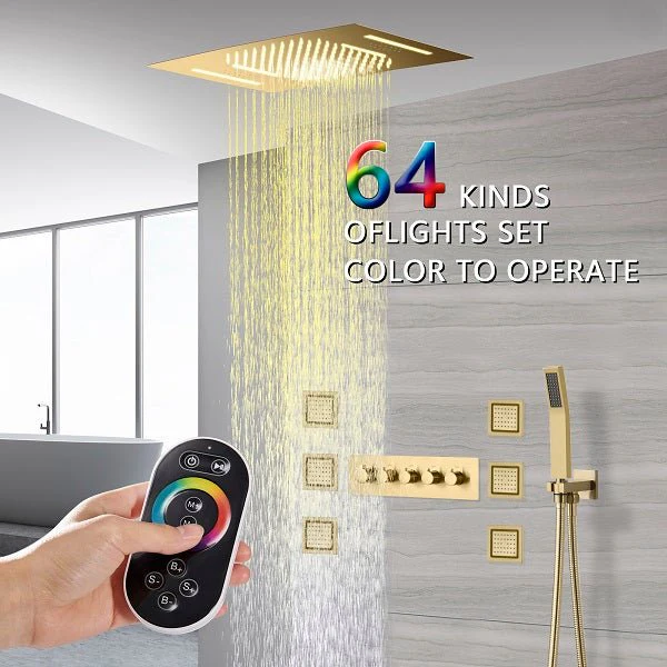 15”x23” Cortona Music LED shower system with built-in Bluetooth Speaker - Image 9