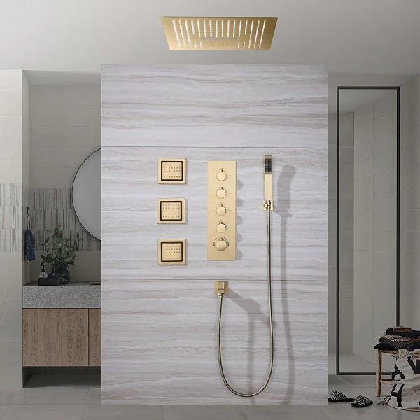 16” Cascada Cristallo Square LED Music shower system - Image 11