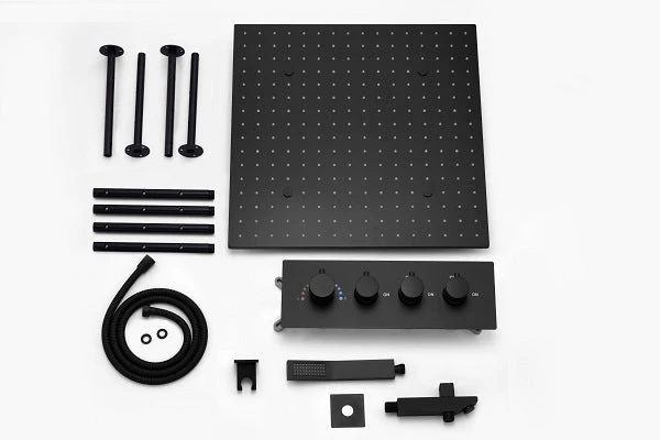 16" Square LED shower system - Image 4