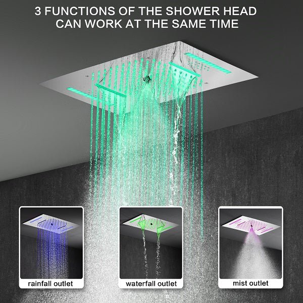 Cascada Lido Luxury 15"x23” Music LED shower system - Image 2