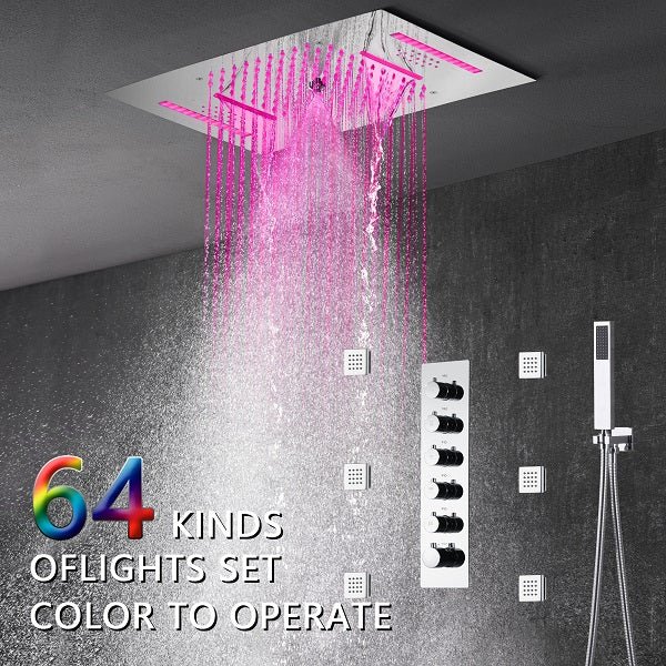 Cascada Lido Luxury 15"x23” Music LED shower system - Image 3