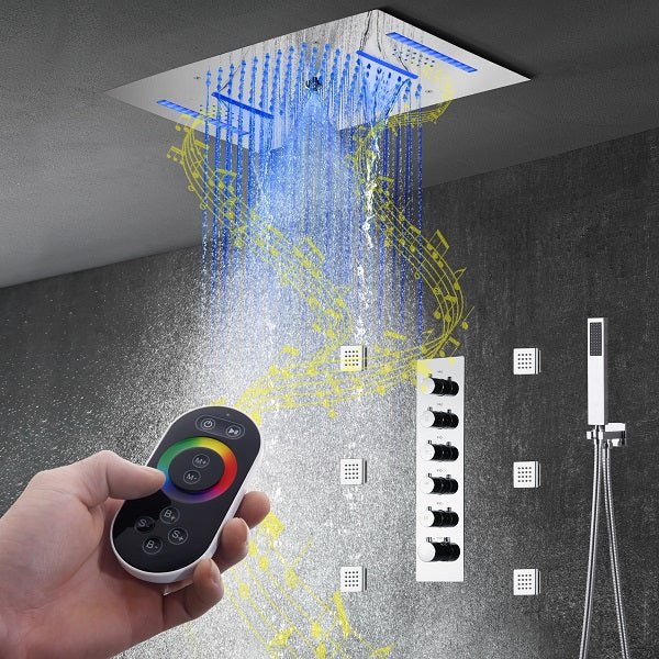 Cascada Lido Luxury 15"x23” Music LED shower system - Image 7