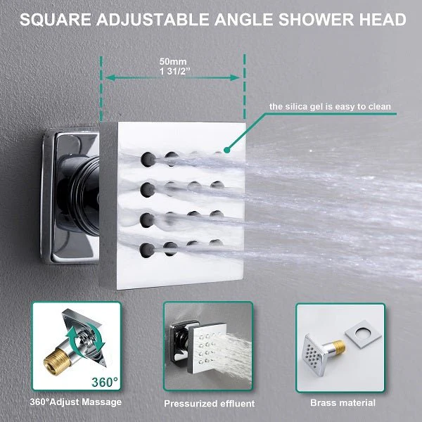 Cascada Lido Luxury 15"x23” Music LED shower system - Image 8