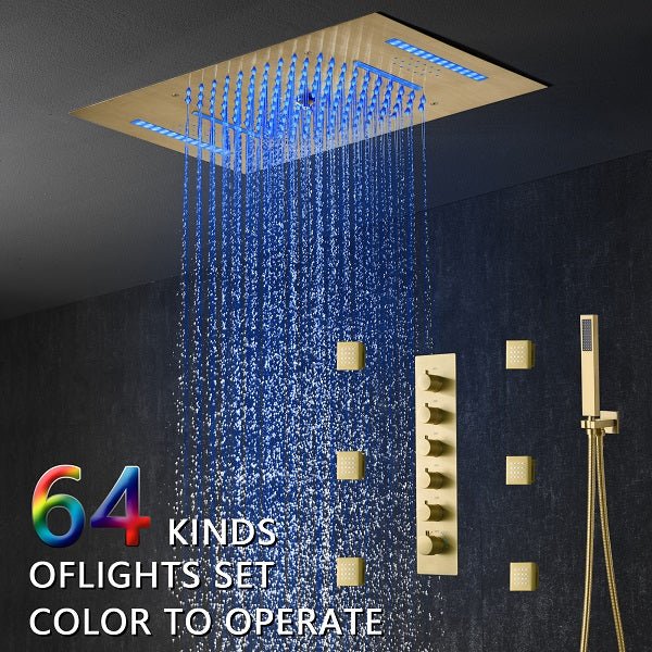 Cascada Lido Luxury 15"x23” Music LED shower system - Image 3