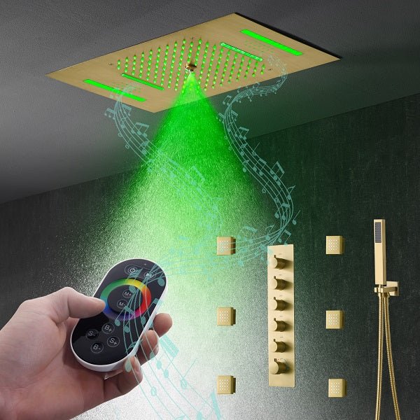 Cascada Lido Luxury 15"x23” Music LED shower system - Image 8
