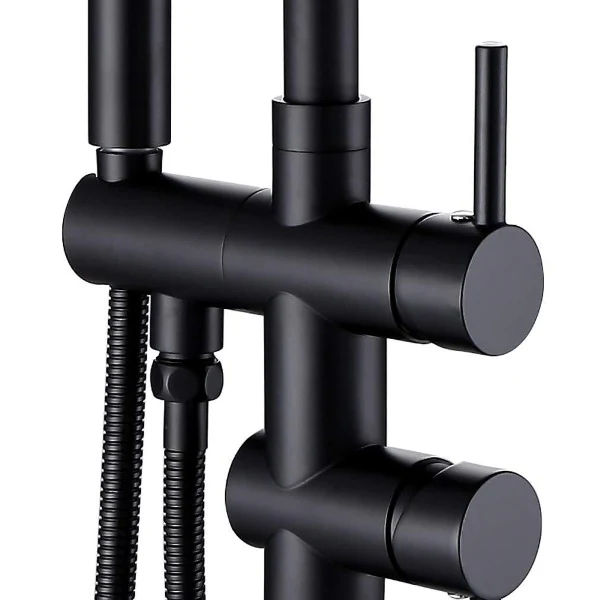 Floor Standing Shower Faucets Shower (Matt Black) - Image 3