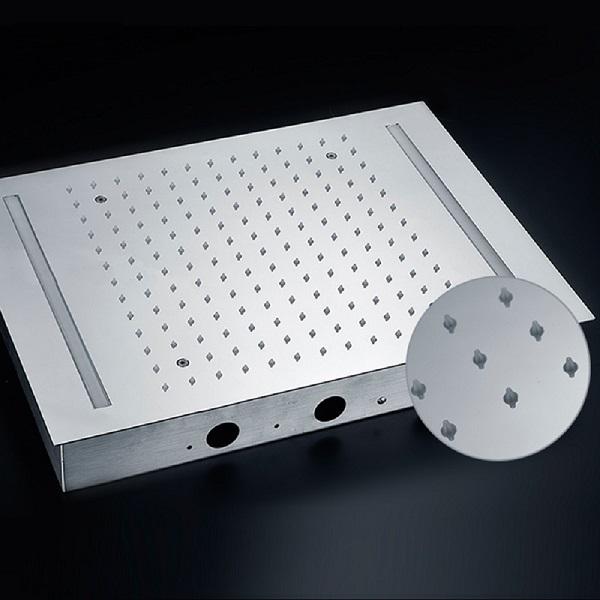 Cascada Luxury Thermostatic 14"x20" LED Shower system with 3 Way Mixer - Image 4