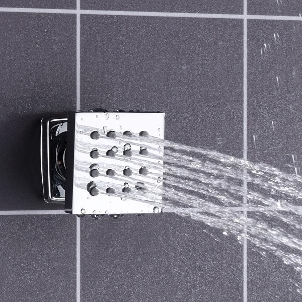 Cascada Luxury Thermostatic 14"x20" LED Shower system with 3 Way Mixer - Image 6