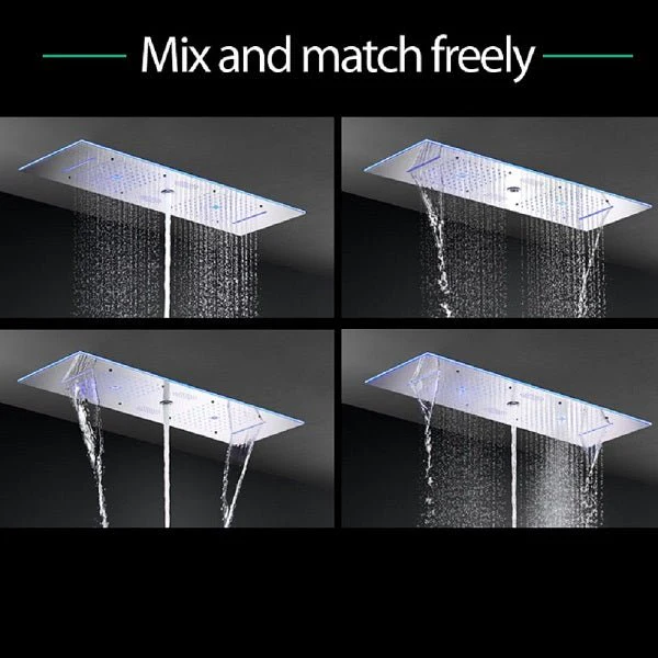 Cascada Milano 12"x36" Luxurious LED Shower System - Image 11