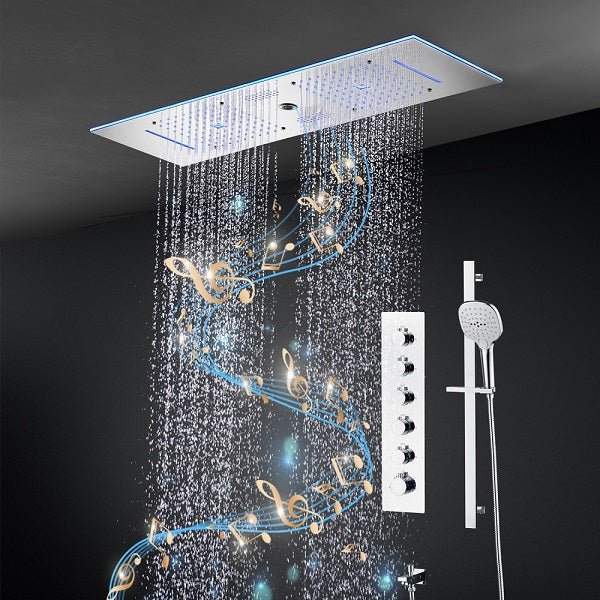 Cascada Milano 12"x36" Luxurious LED Shower System - Image 16