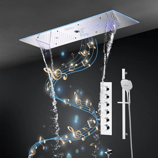 Cascada Milano 12"x36" Luxurious LED Shower System - Image 17