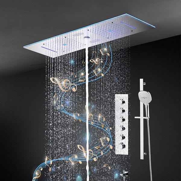 Cascada Milano 12"x36" Luxurious LED Shower System - Image 18