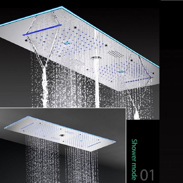 Cascada Milano 12"x36" Luxurious LED Shower System - Image 8