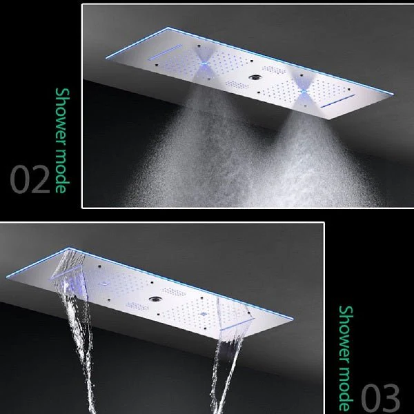 Cascada Milano 12"x36" Luxurious LED Shower System - Image 9