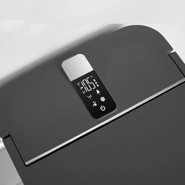 Cascada Milano Smart Toilet One-Piece with Heated Seat, Auto Flush & Bidet Functions Matte Gray - Image 6
