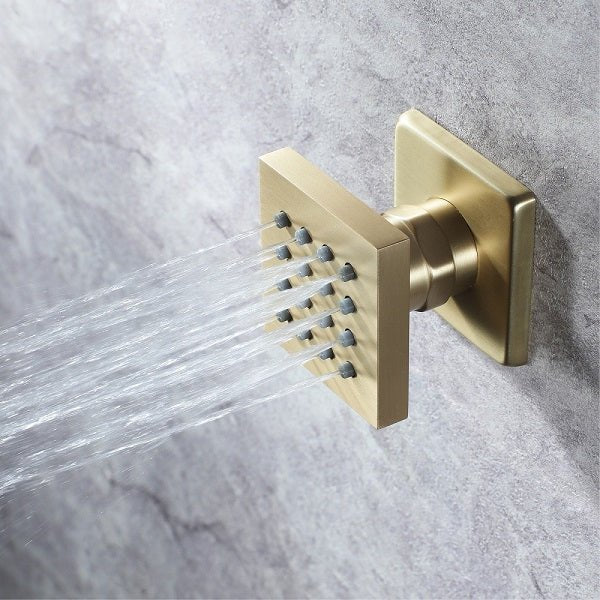 Cascada 2” Square Body Spray Shower Jet with built-in 16-Nozzles - Image 10