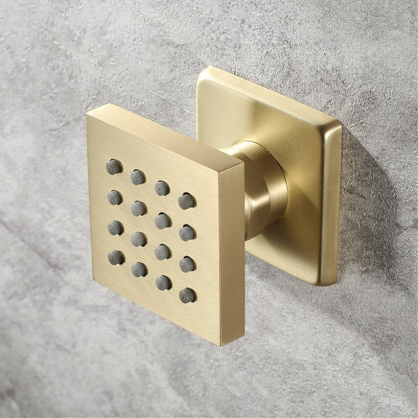 Cascada 2” Square Body Spray Shower Jet with built-in 16-Nozzles - Image 3