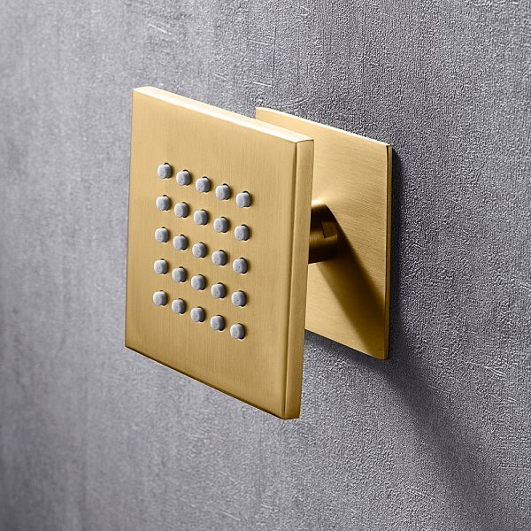 Cascada Modern Design 4” Square Body Spray Shower Jet - Image 23