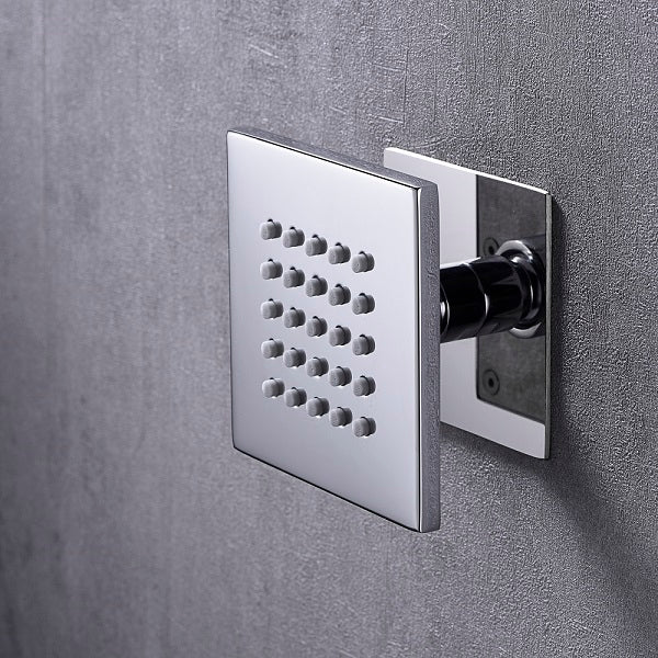 Cascada Modern Design 4” Square Body Spray Shower Jet - Image 25